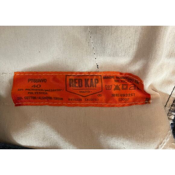 Red Kap Mens work shorts Navy blue size 40 cargo style - Picture 6 of 6